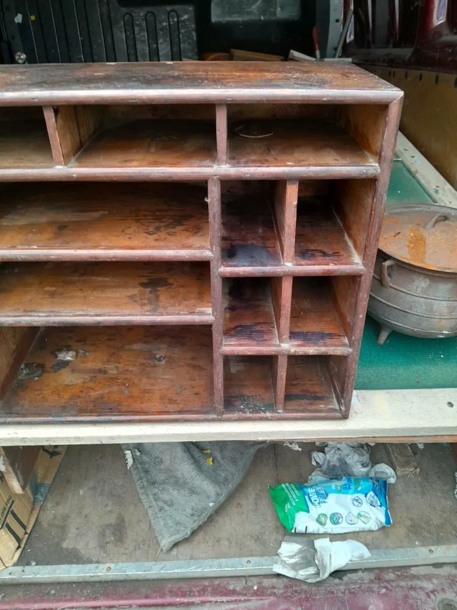 19ct pine pigeon hole unit - Image 2