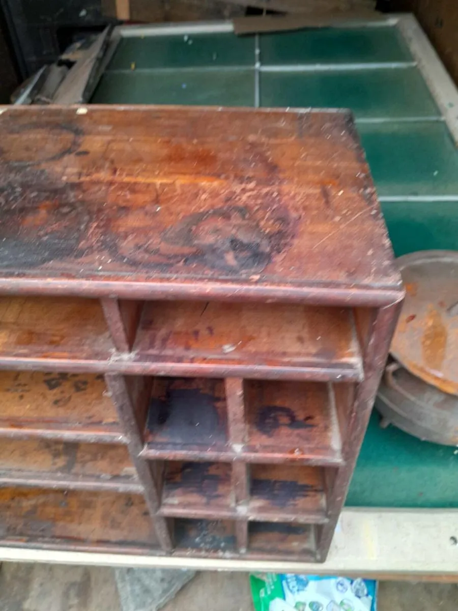 19ct pine pigeon hole unit - Image 4