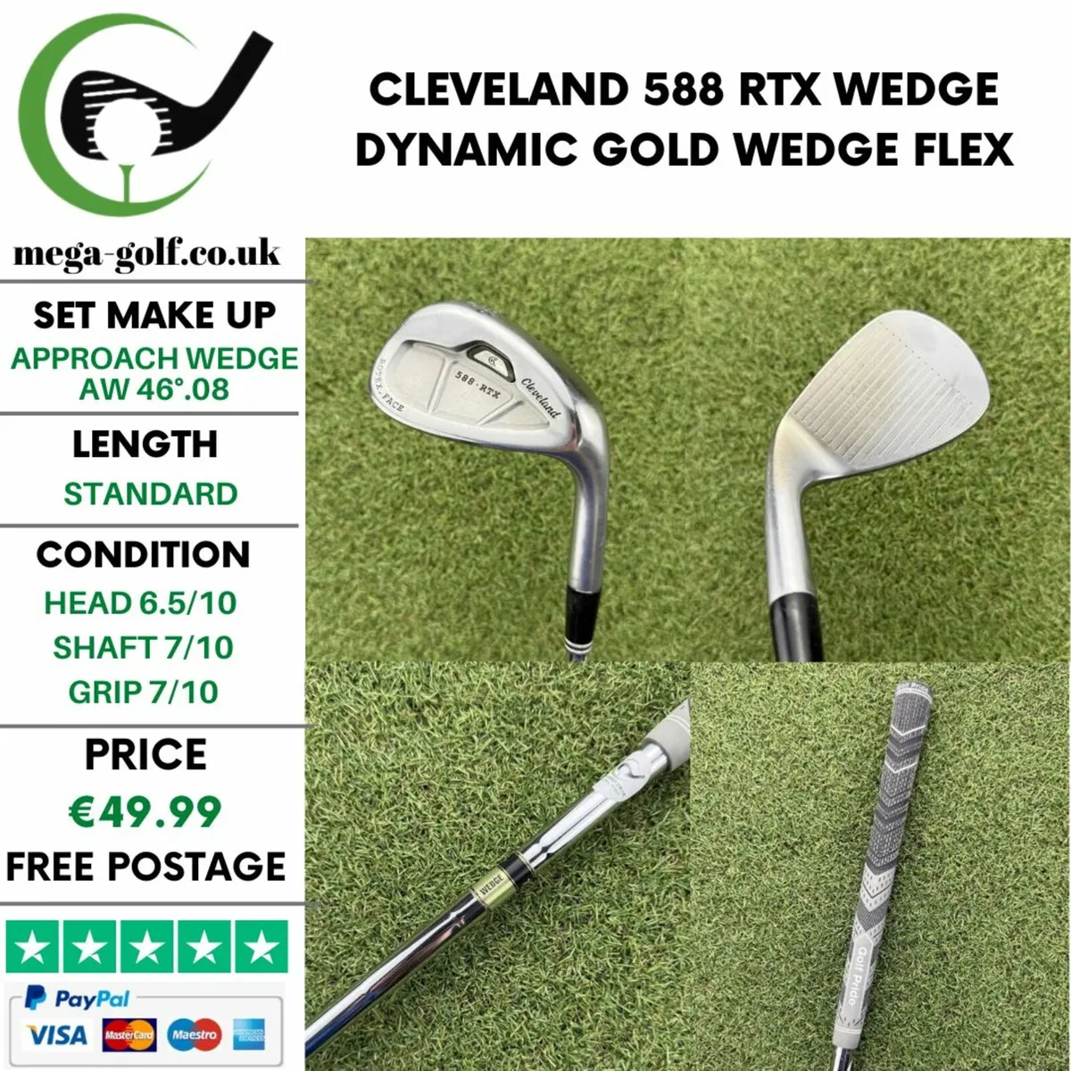 CLEVELAND 588 RTX WEDGE AW 46°.08 / WEDGE FLEX - Image 1