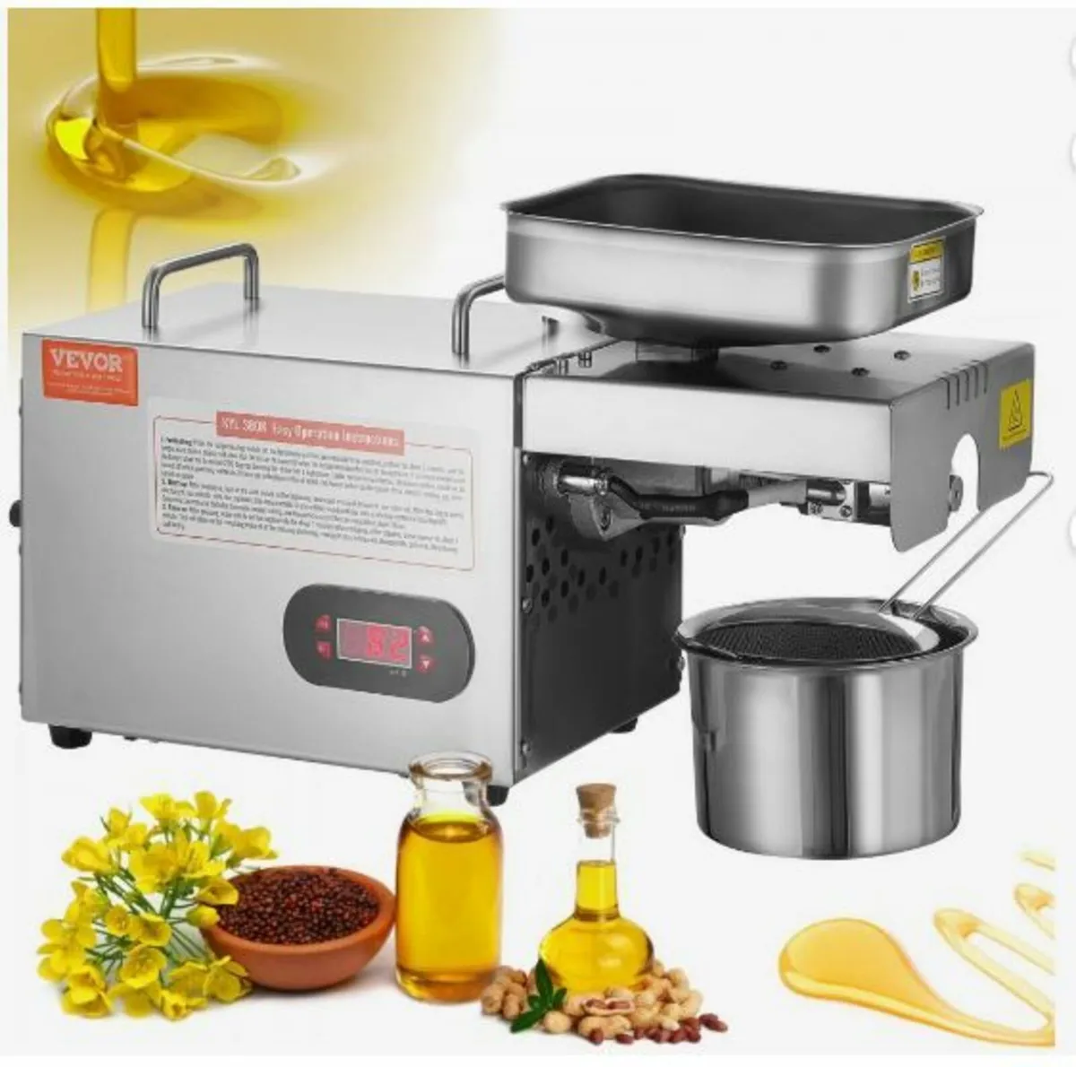 Electric Oil Press Machine, 850W - Image 4