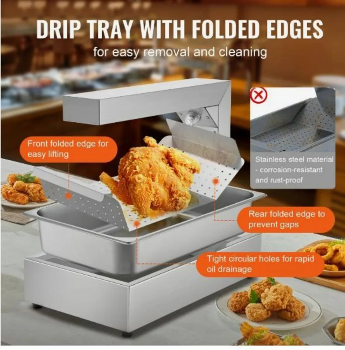 French Fry Food Warmer Electric Chip - Image 1