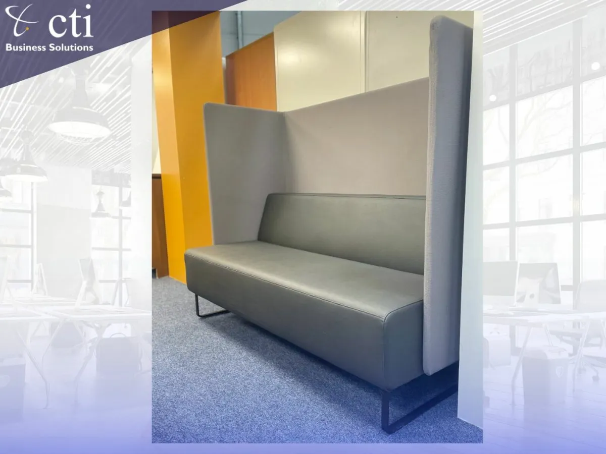 4 X "Haworth" High Back Sofas ~ 70% Off - Image 3