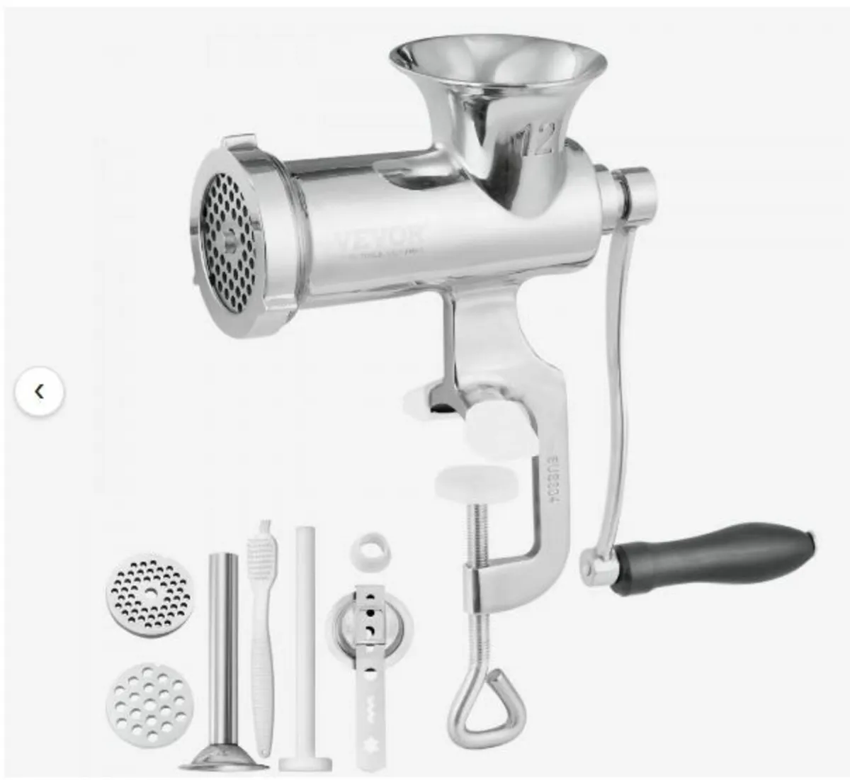 Manual Meat Grinder, 304 Stainless - Image 1