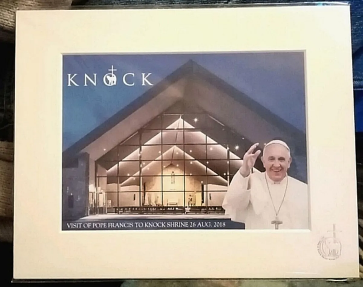 Pope Francis Visit to Knock Shrine Print