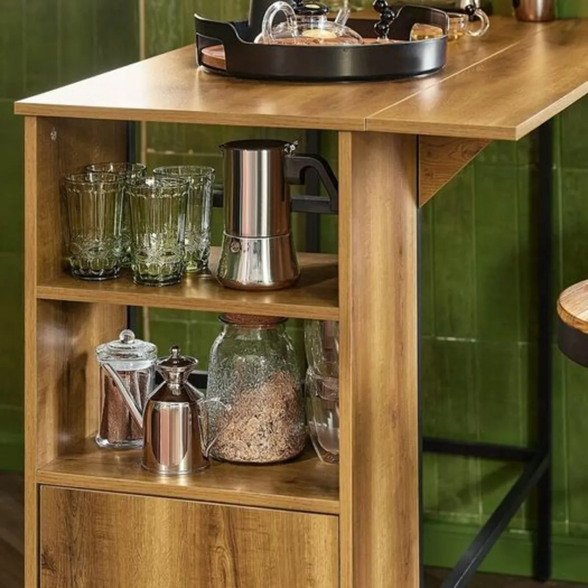 Bar Table Industrial Design expandable top - Image 2