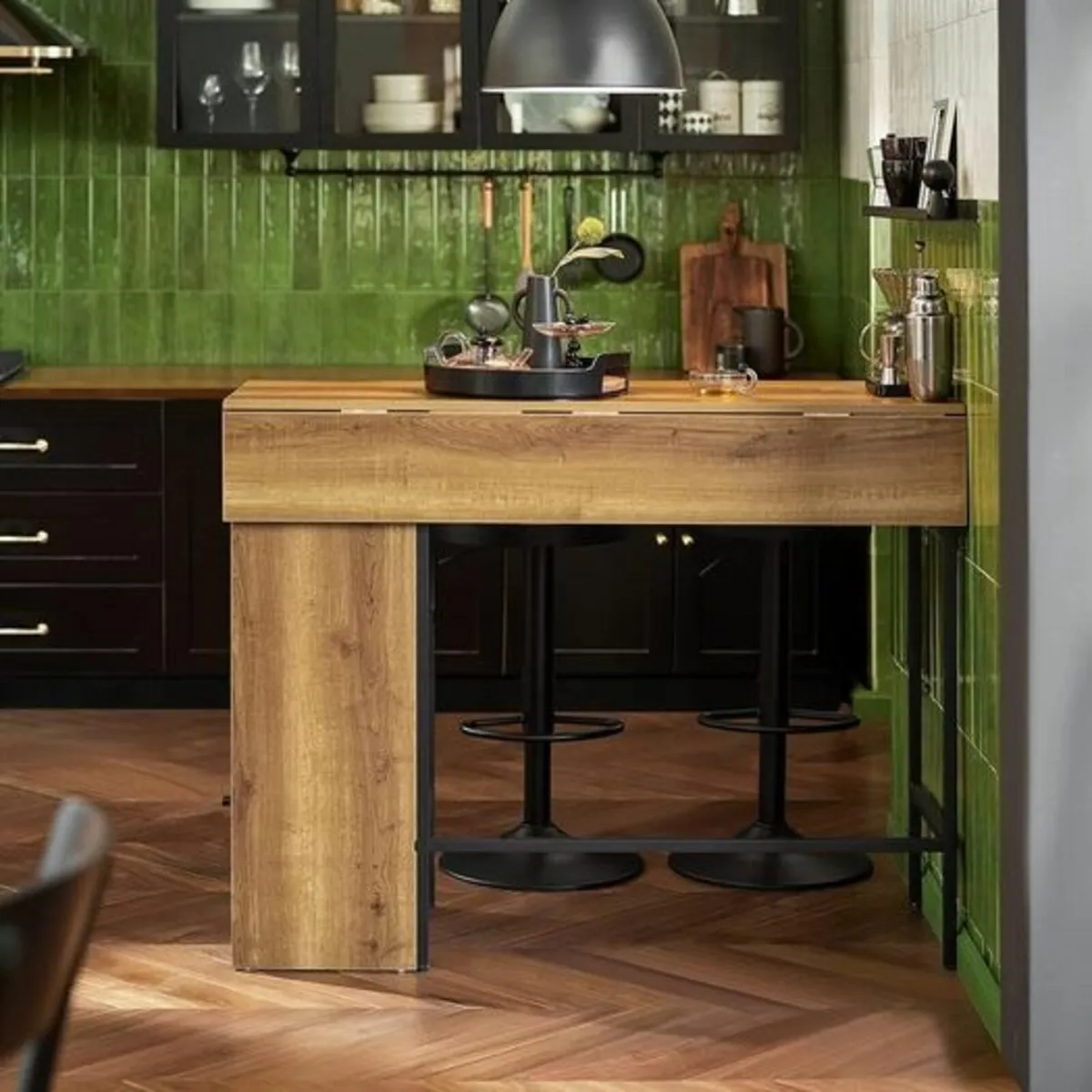 Bar Table Industrial Design expandable top - Image 3