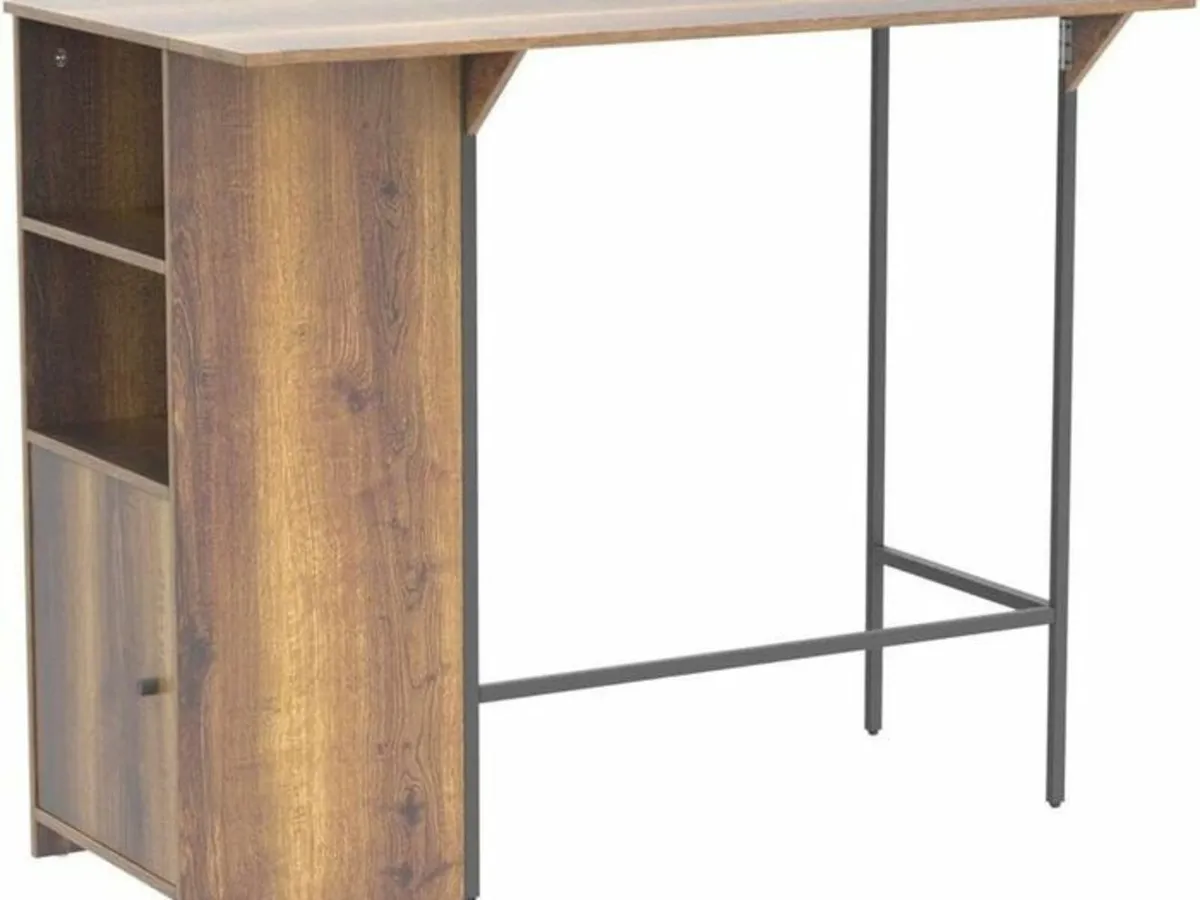 Bar Table Industrial Design expandable top - Image 4
