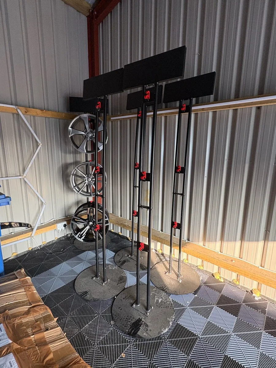 Alloy wheel stands racks storage - Image 2