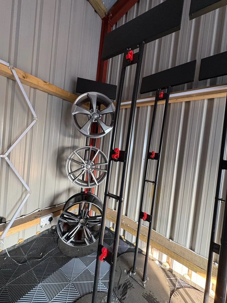 Alloy wheel stands racks storage - Image 3