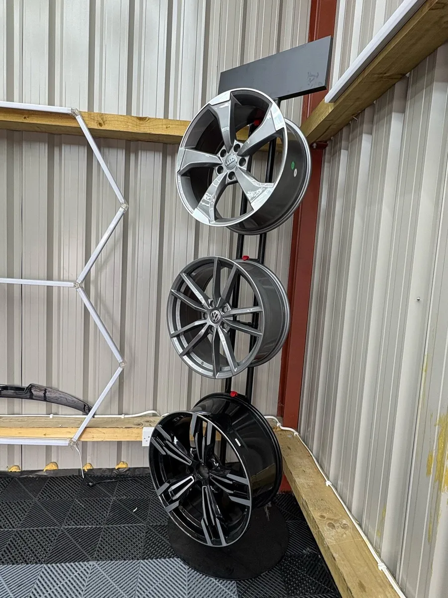 Alloy wheel stands racks storage - Image 4