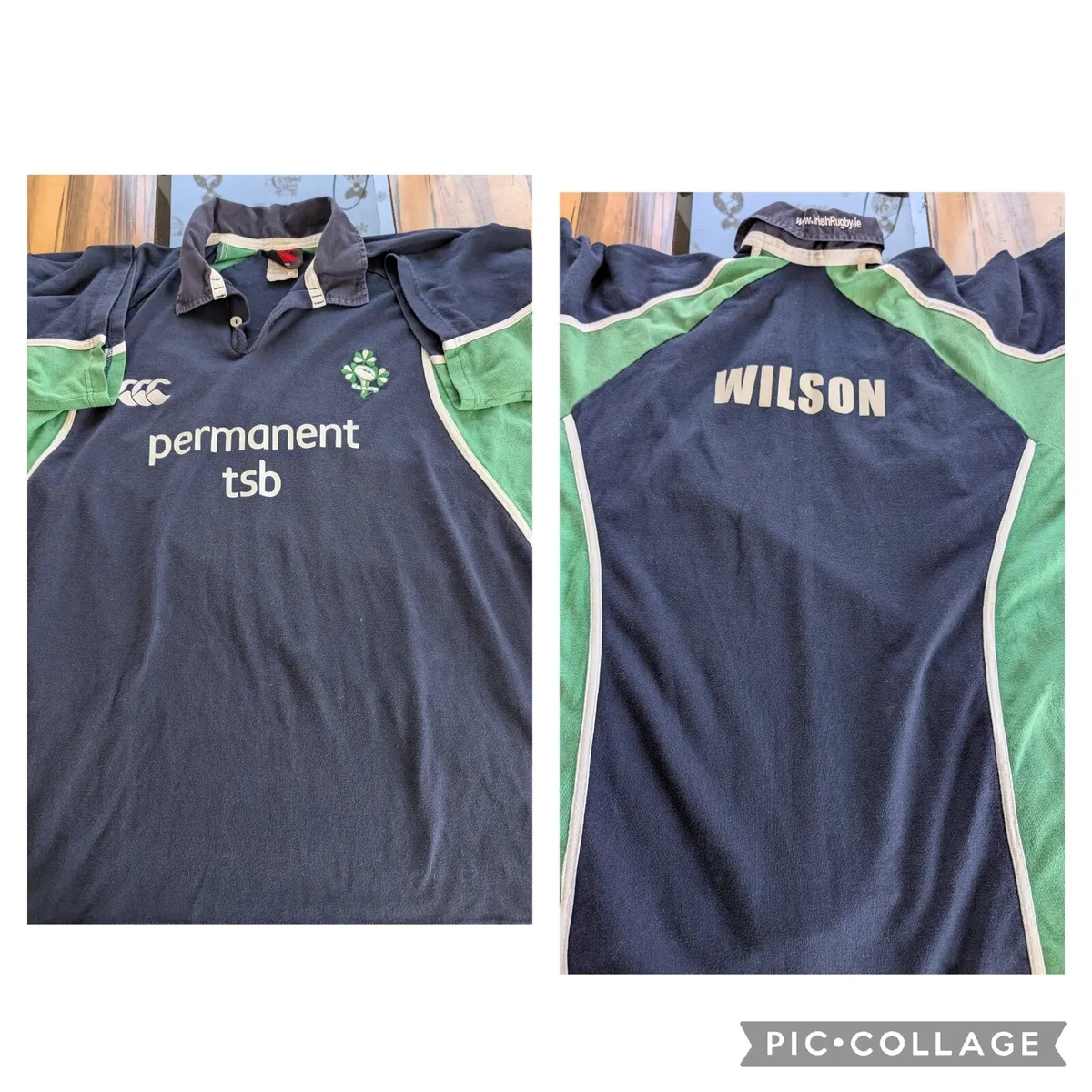 2002 Ireland Rugby player issue jersey - Image 1