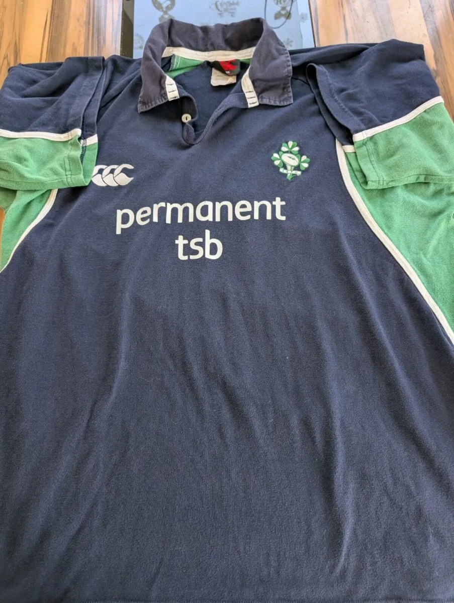 2002 Ireland Rugby player issue jersey - Image 4