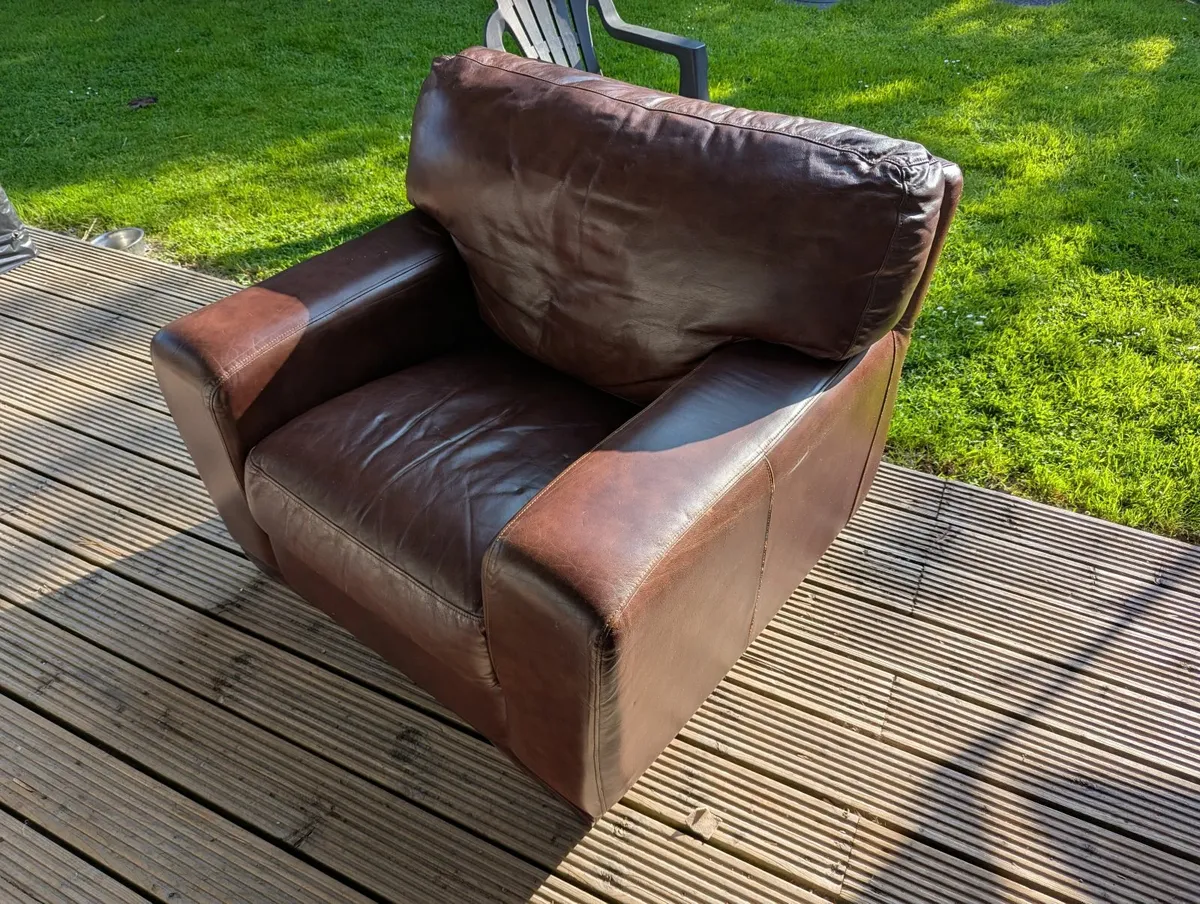 Leather Armchair - Image 1