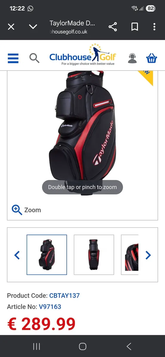 Taylor made golf bag - Image 3