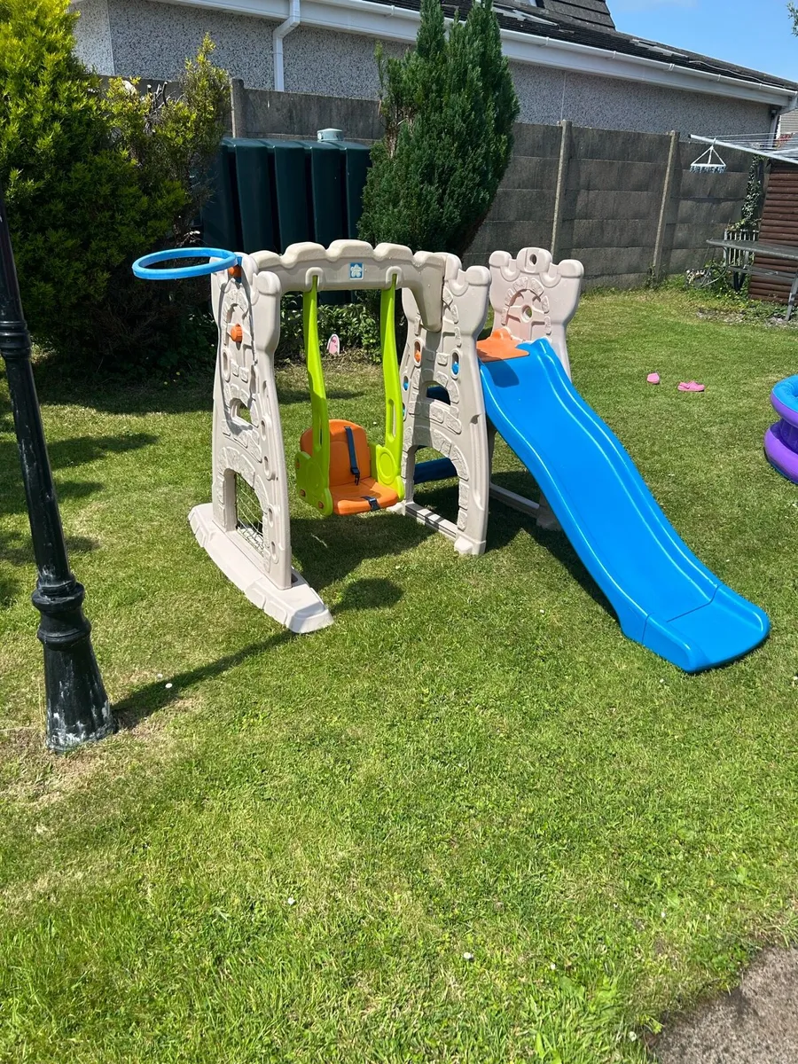 Kids swing and slide set - Image 2
