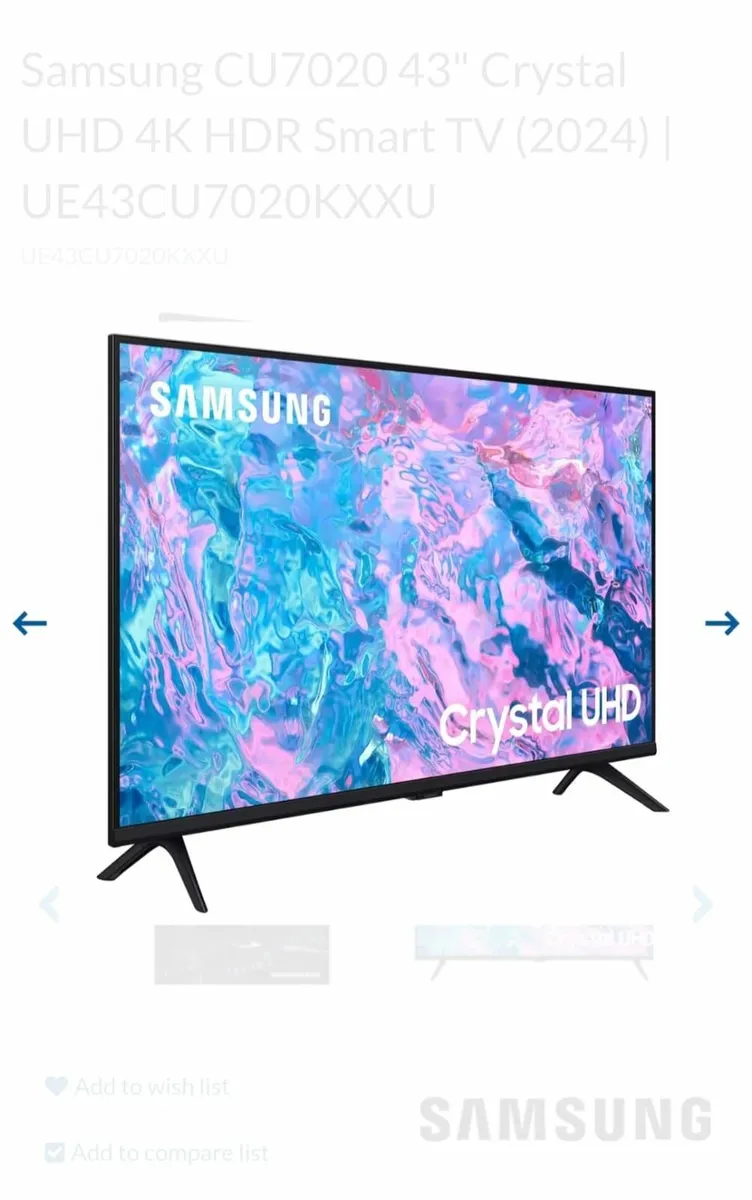Samsung Smart TV 43 inch - Image 2