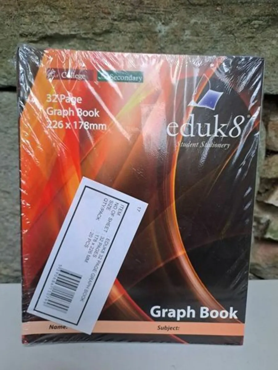 20 pack Graph books free - Image 1