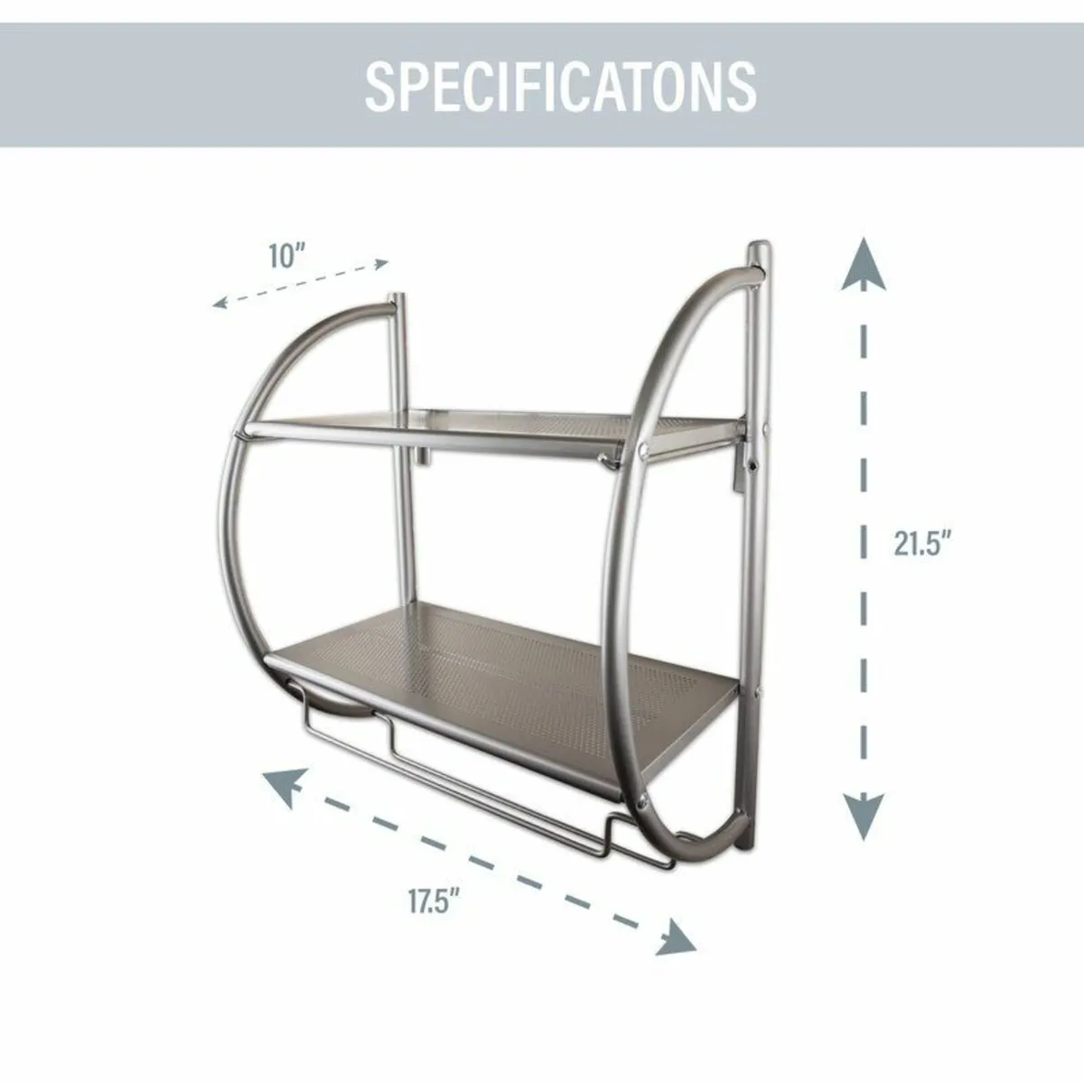 silver shelf pls read desc - Image 1