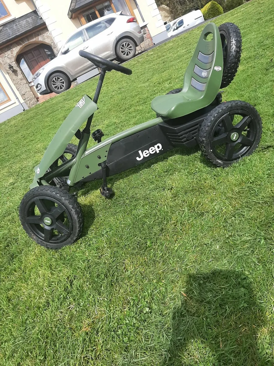 Berg Jeep Adventure Rally Pedal Go Kart Green - Image 2