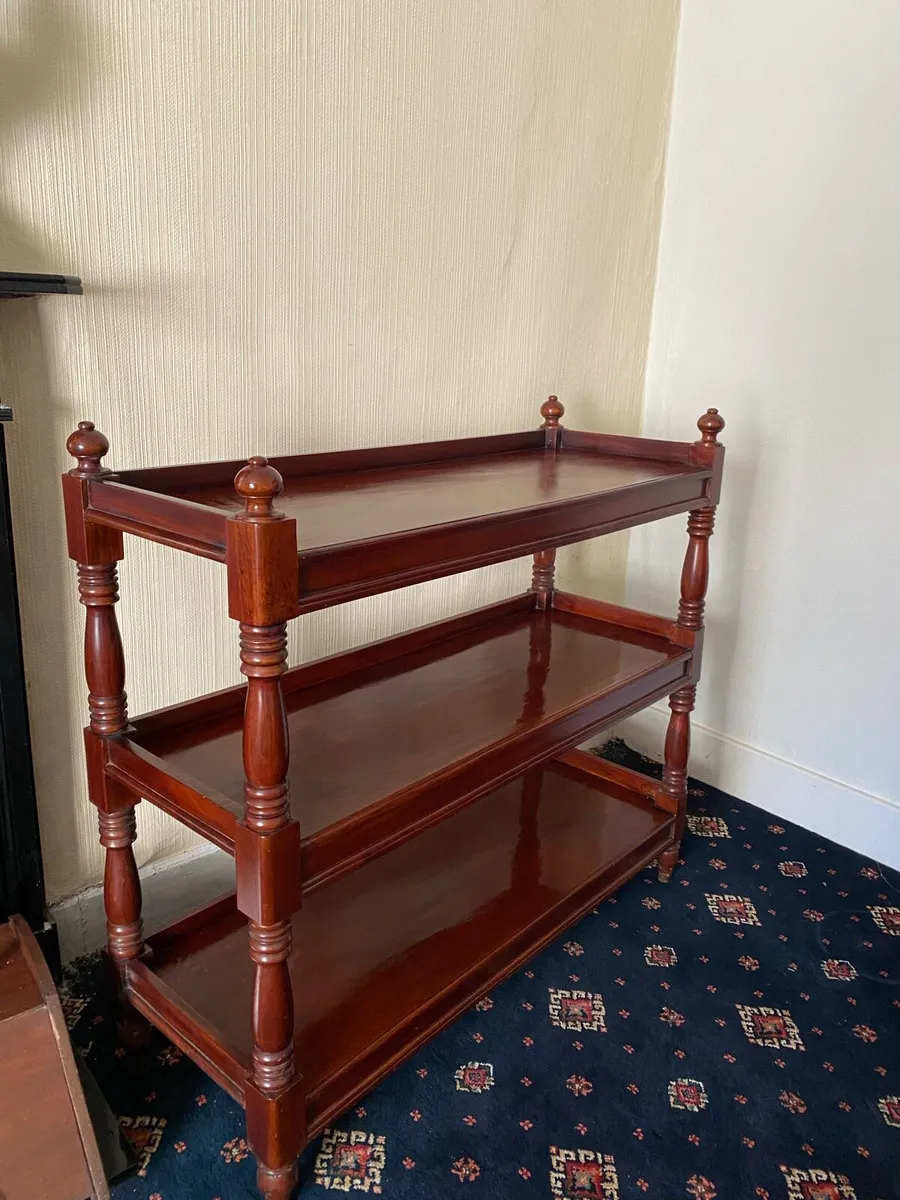 Mahogany Dumbwaiter - Image 1