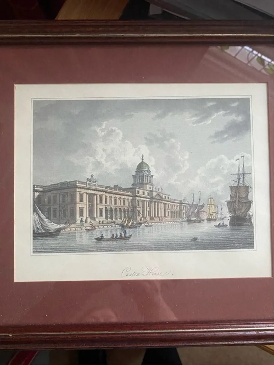 Dublin prints x4 in matching frames. - Image 2
