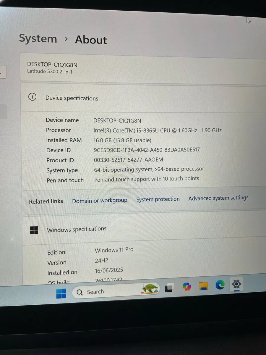 Dell 2n1 Touchscreen i5 16-256 - Image 4