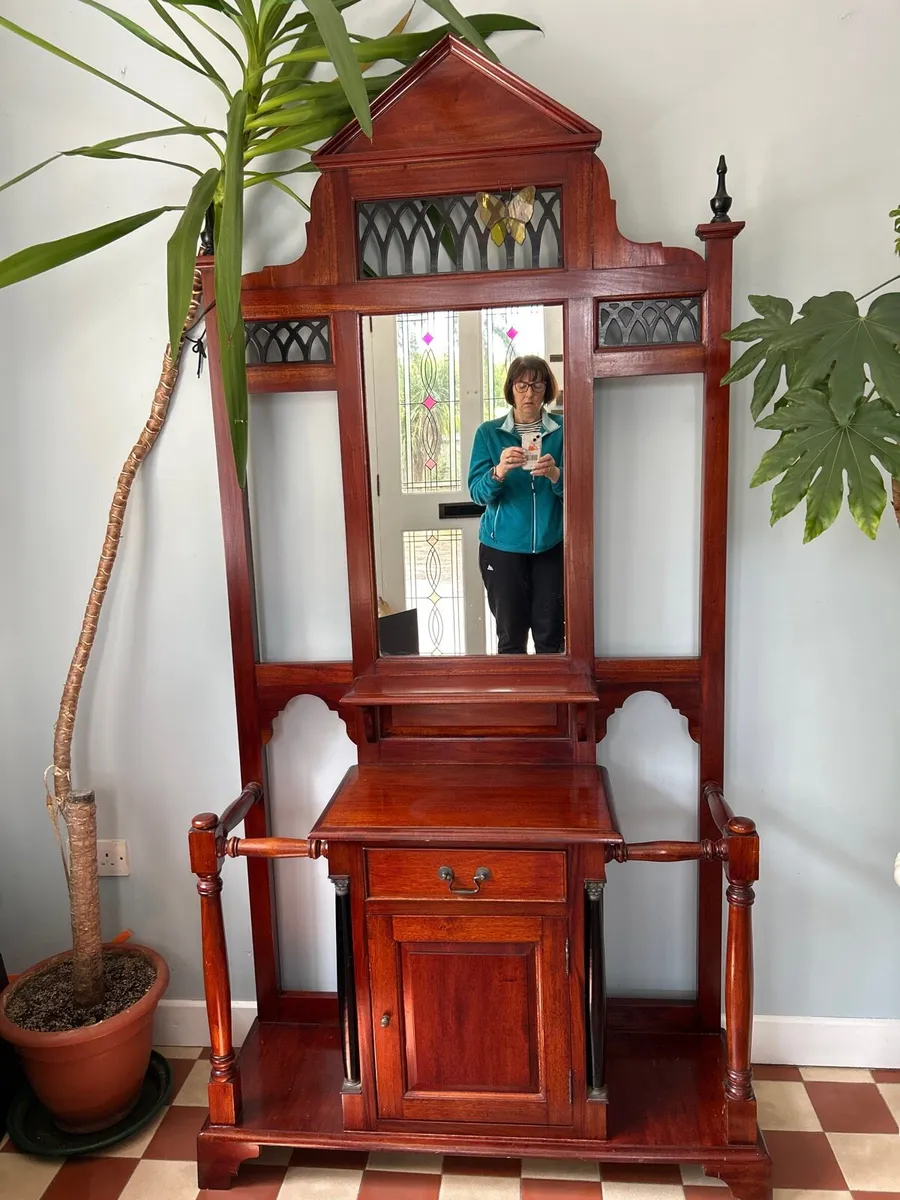 Mahogany Hall Stand - Image 1