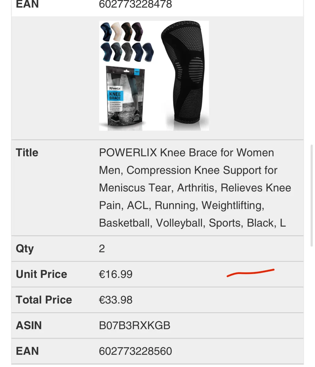 POWERLIX Knee Brace for Women