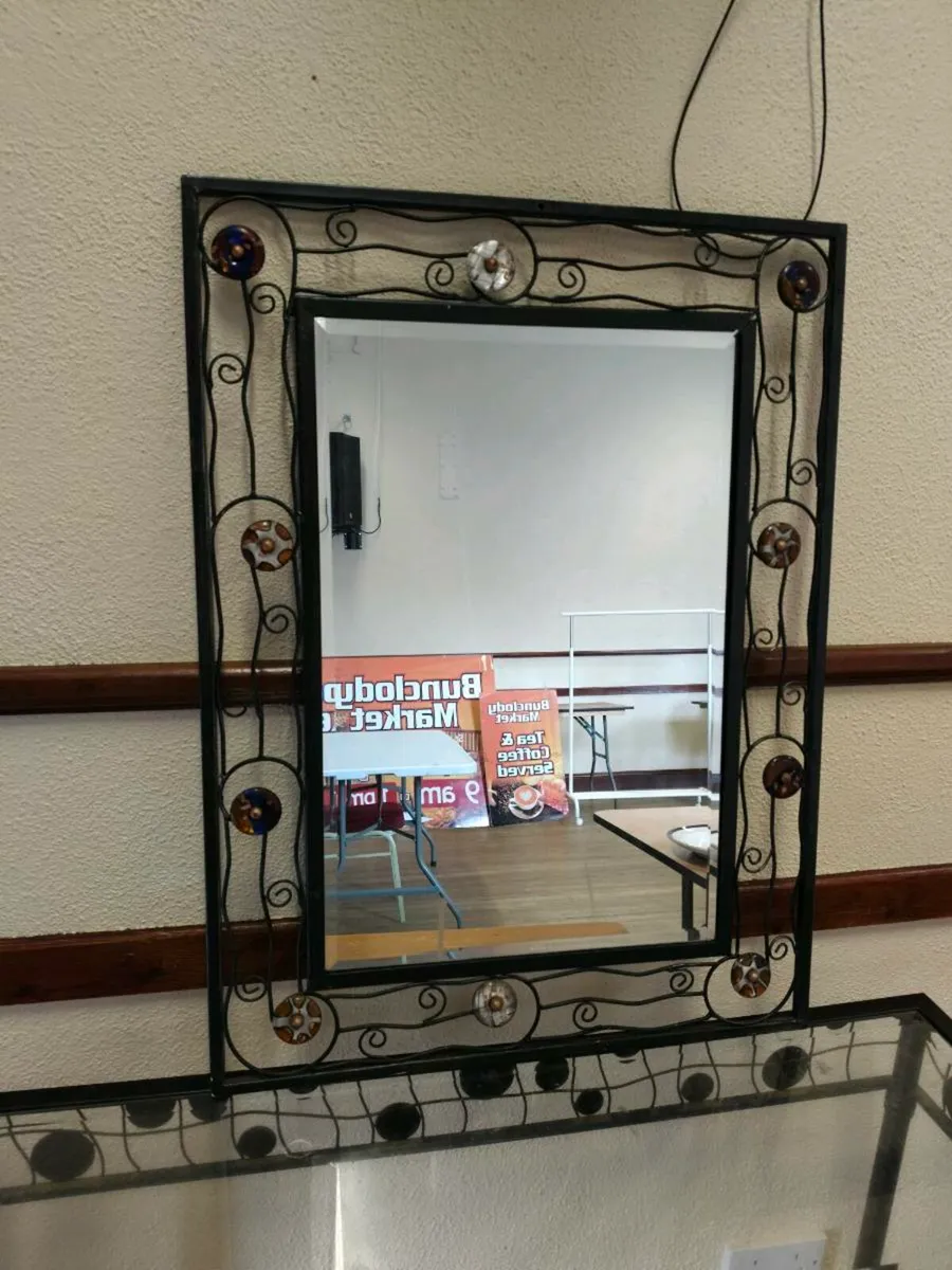 Hall table and mirror. - Image 2