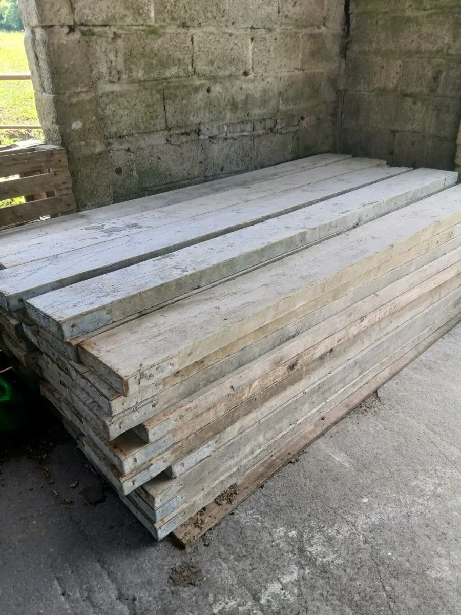 8ft scaffolding planks good quality - Image 1