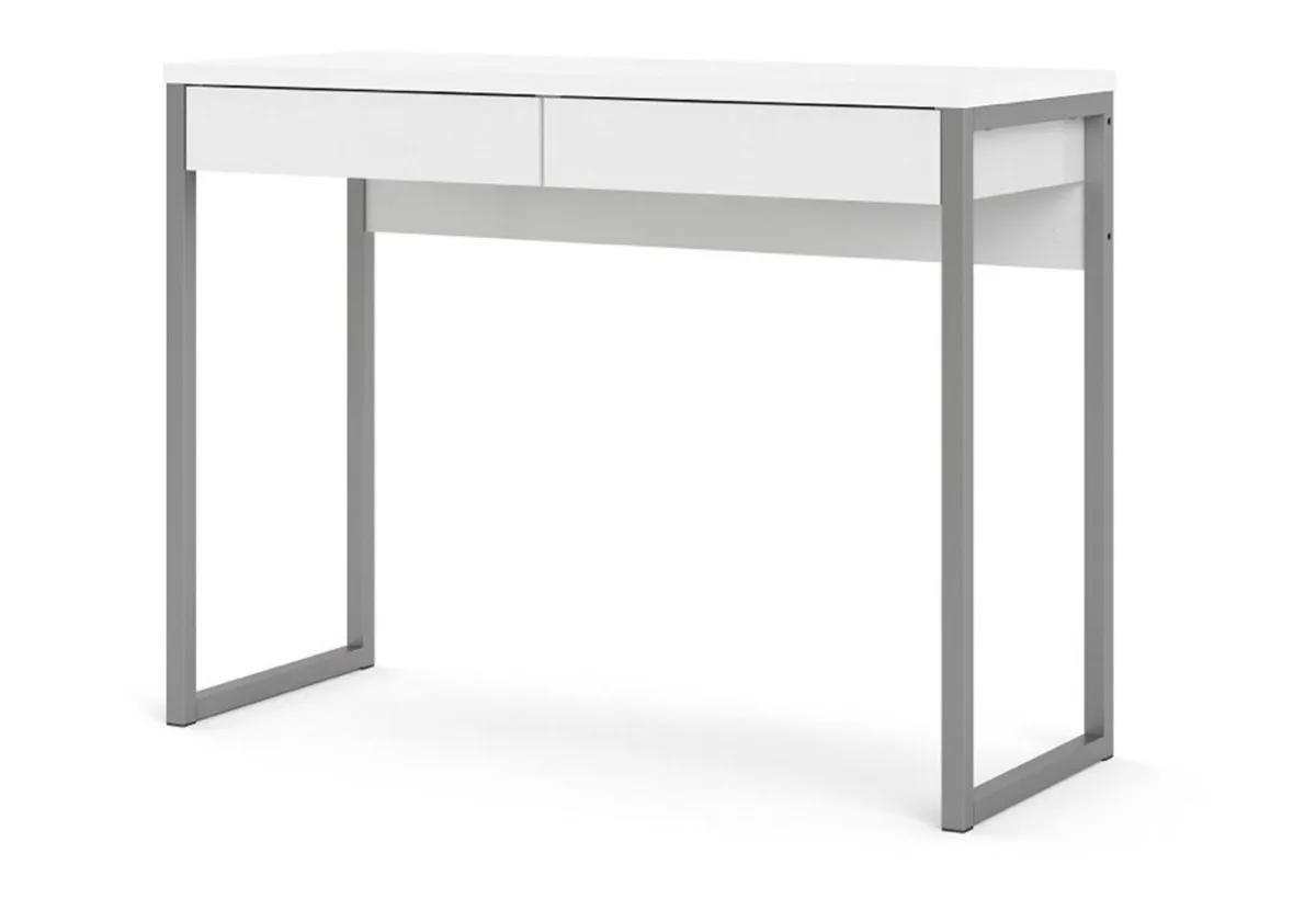 Woodies Glossy White Desk - Image 1