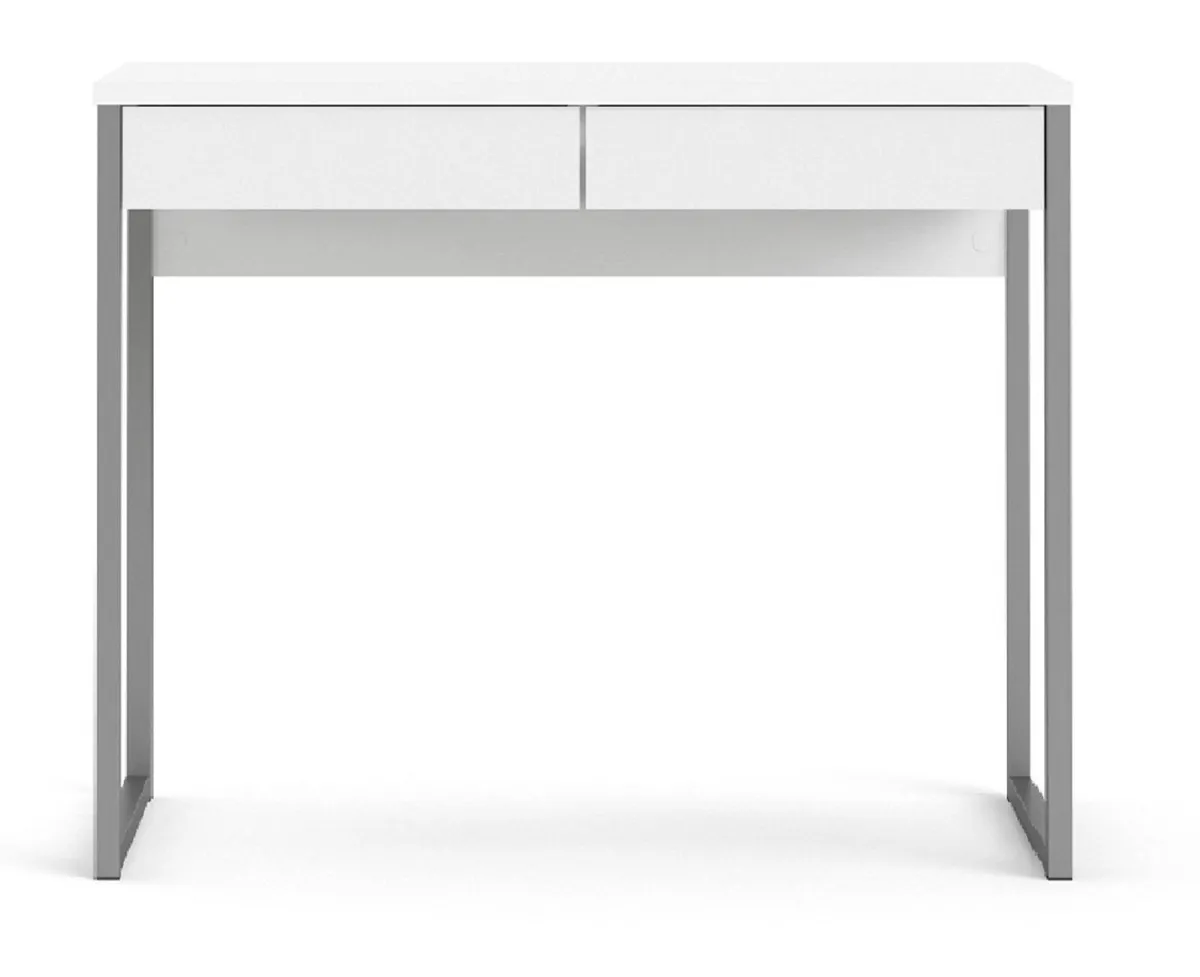Woodies Glossy White Desk - Image 2