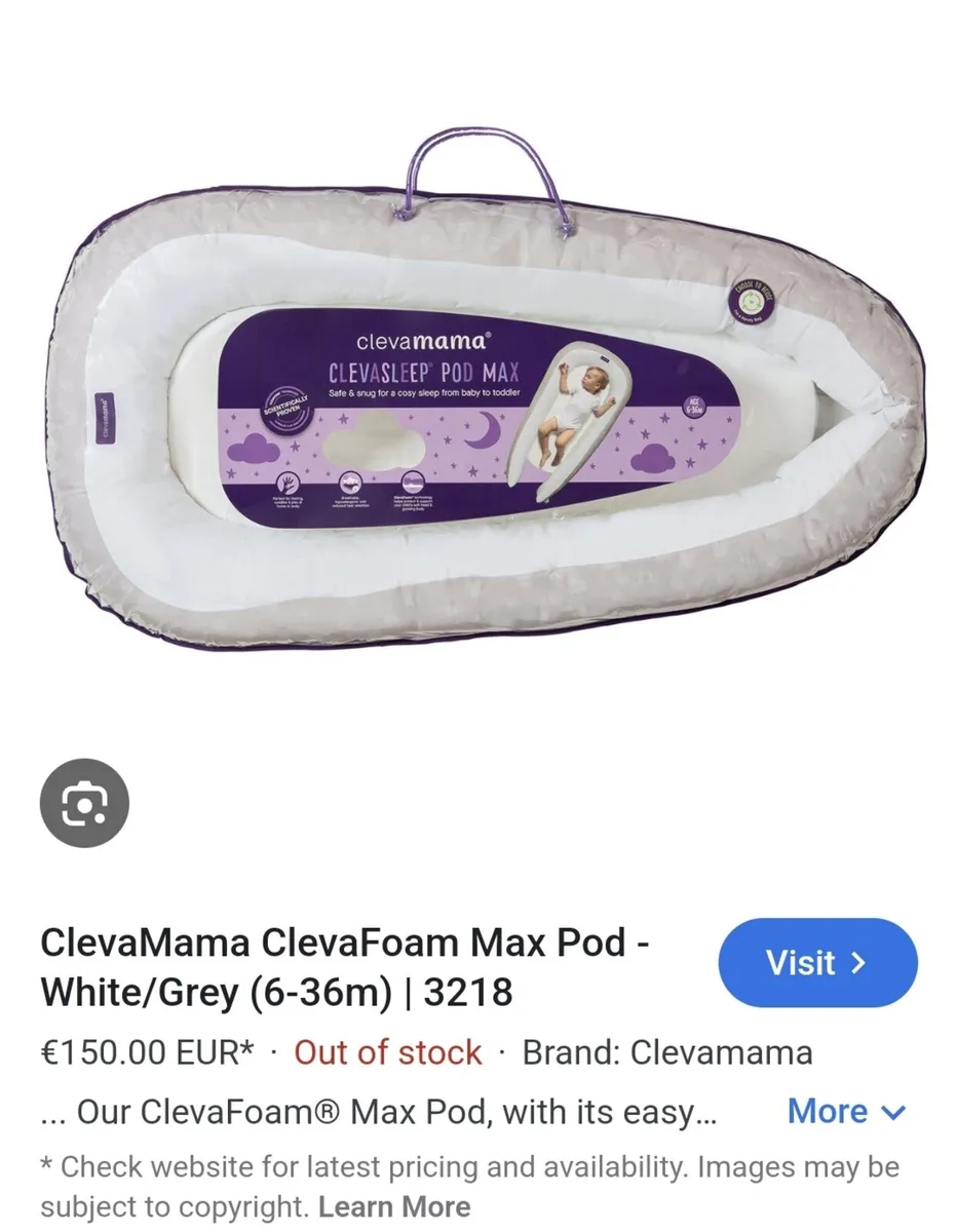 Clevamama sleep pod - Image 2