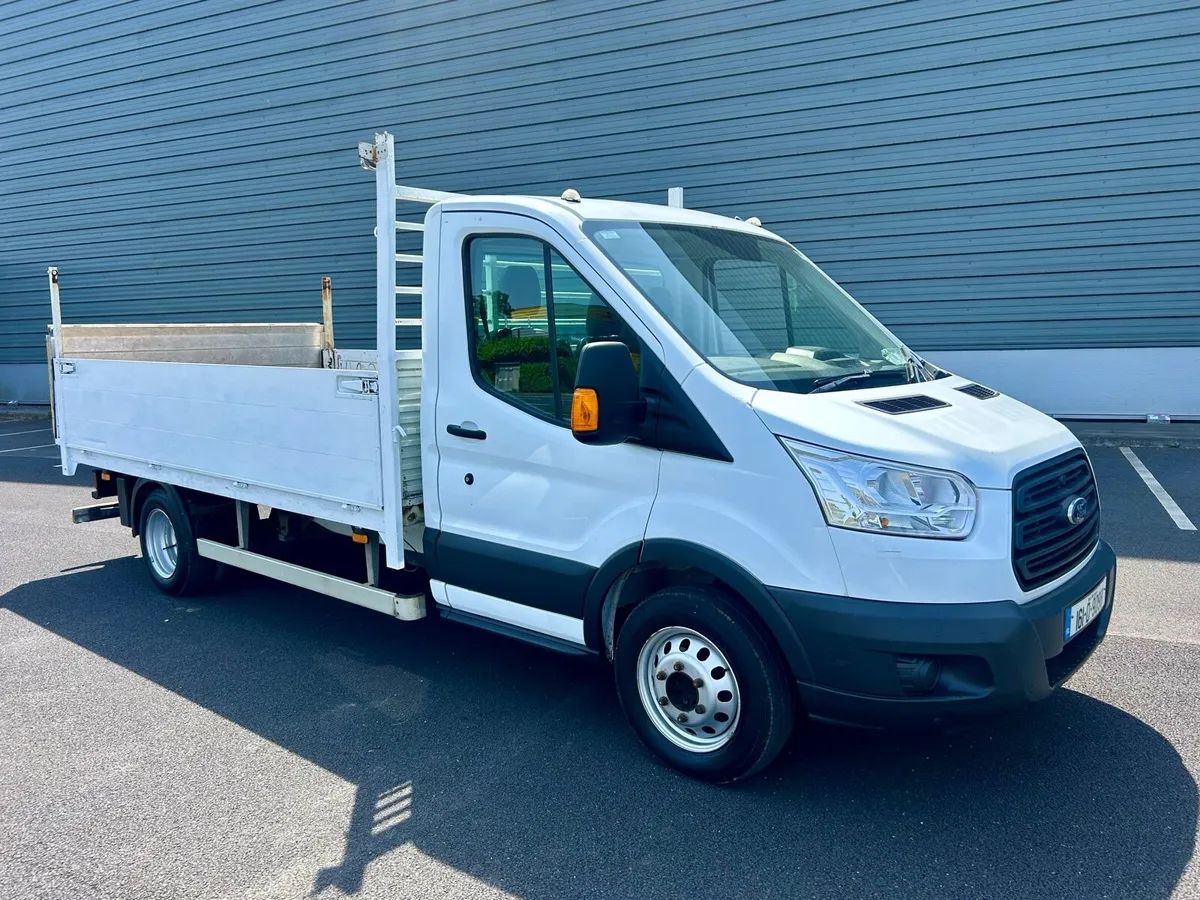 2016 Ford Transit Dropside with tail lift low klms - Image 1