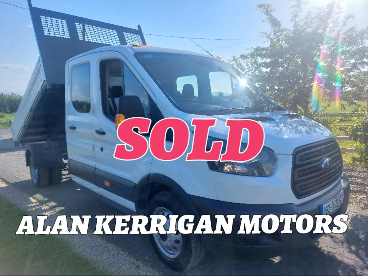 FORD TRANSIT 182' 7 SEATER - TIPPER - Image 1