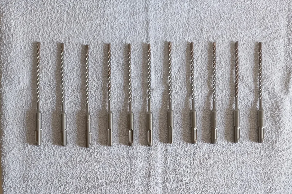 5mm x 160mm SDS Masonry Bits (11) - Image 1