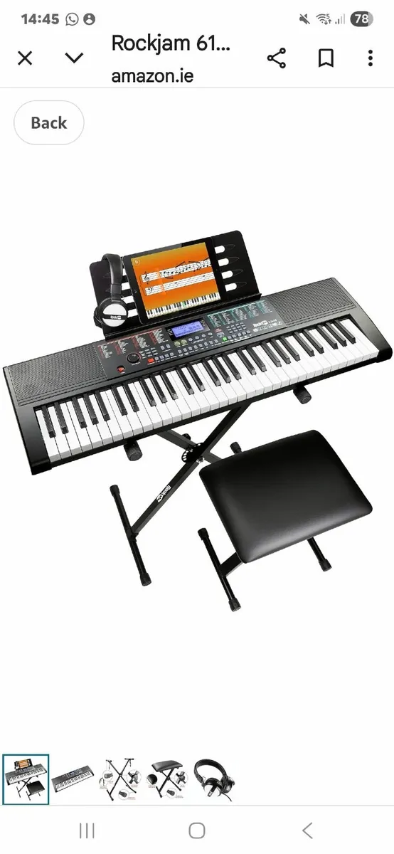 Kids keyboard with seat