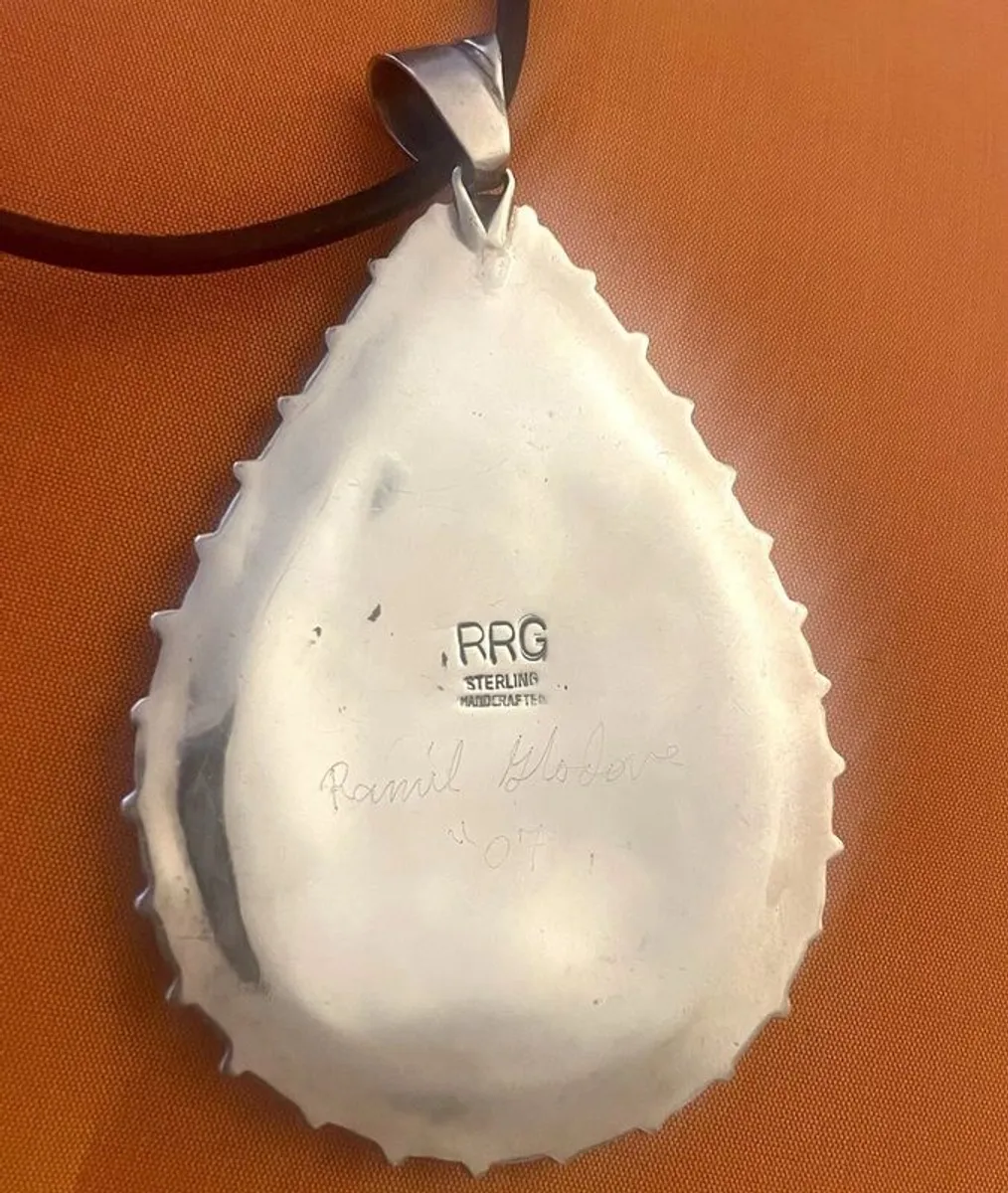 Native American Zuni style pendant - Image 2