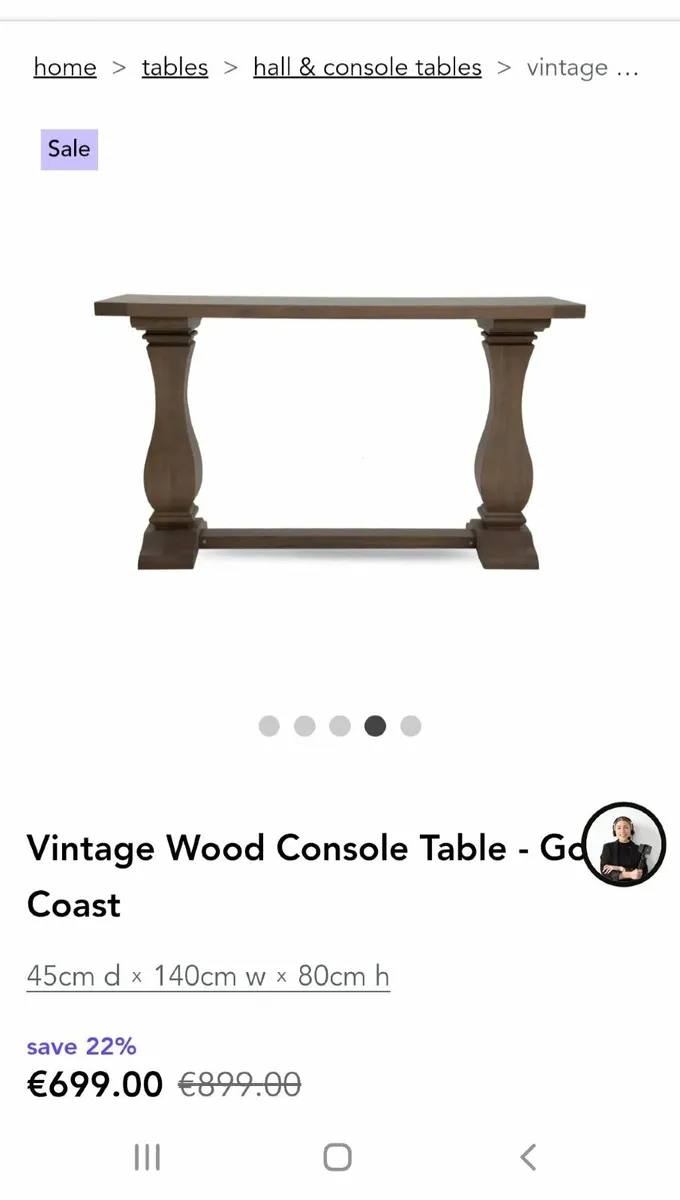 Hall Table - Image 1