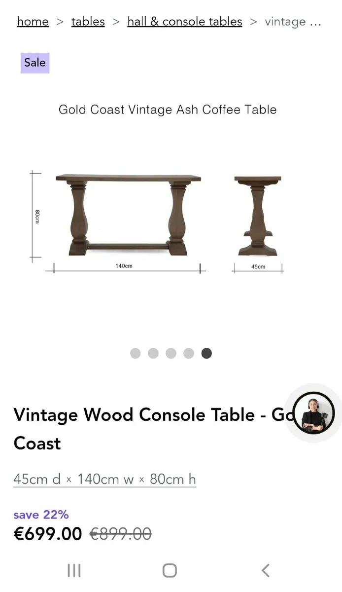 Hall Table - Image 2
