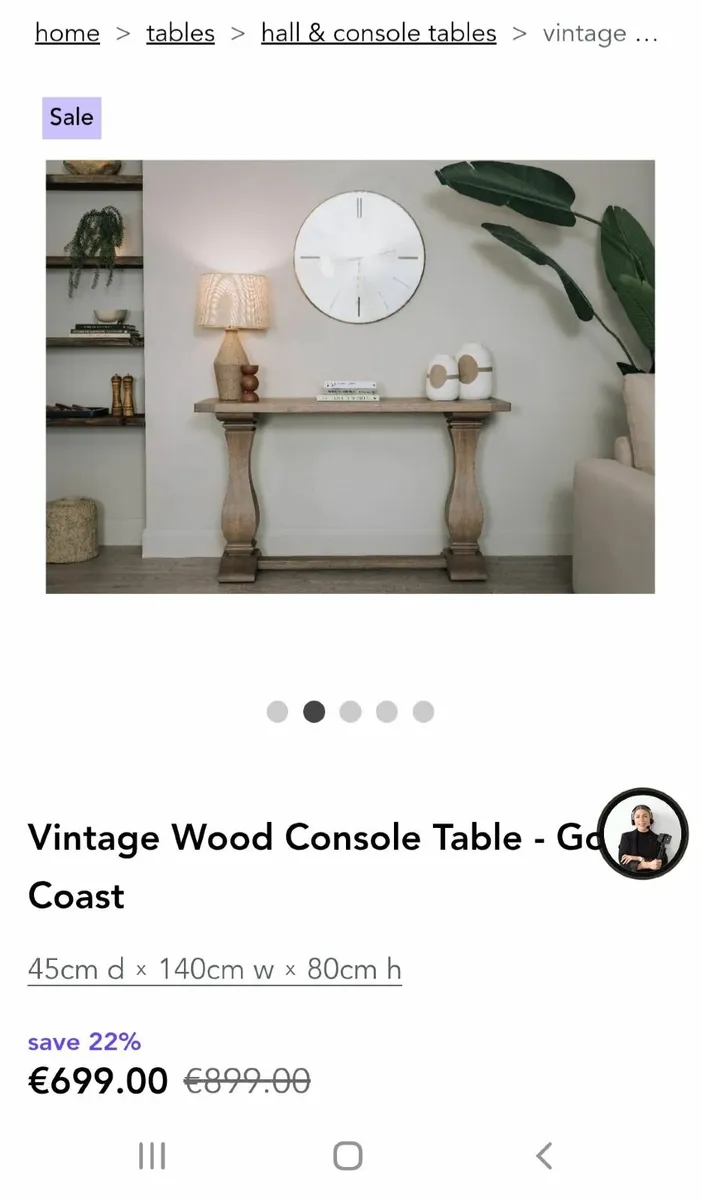 Hall Table - Image 4