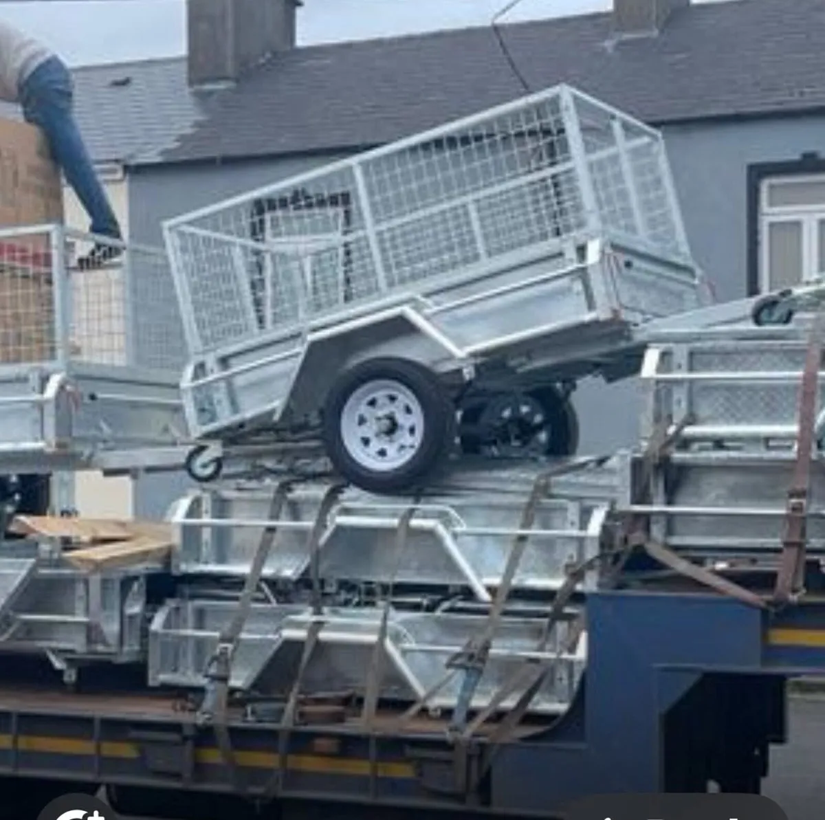 New galvanised 7x4 & 6x4 car trailer in stock ✅ - Image 2