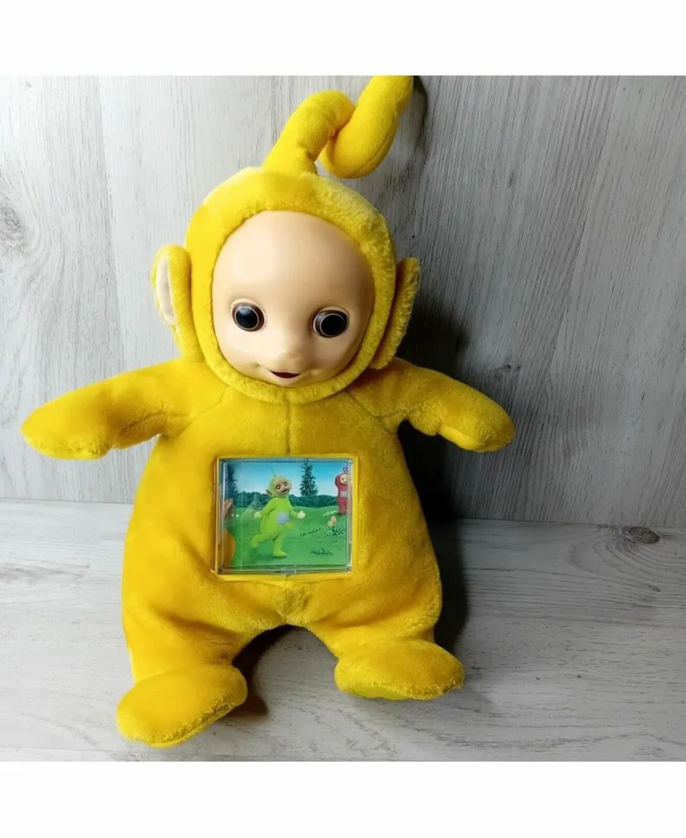 TELETUBBIES TOMY LALA PLUSH MOVING SCREEN 1996