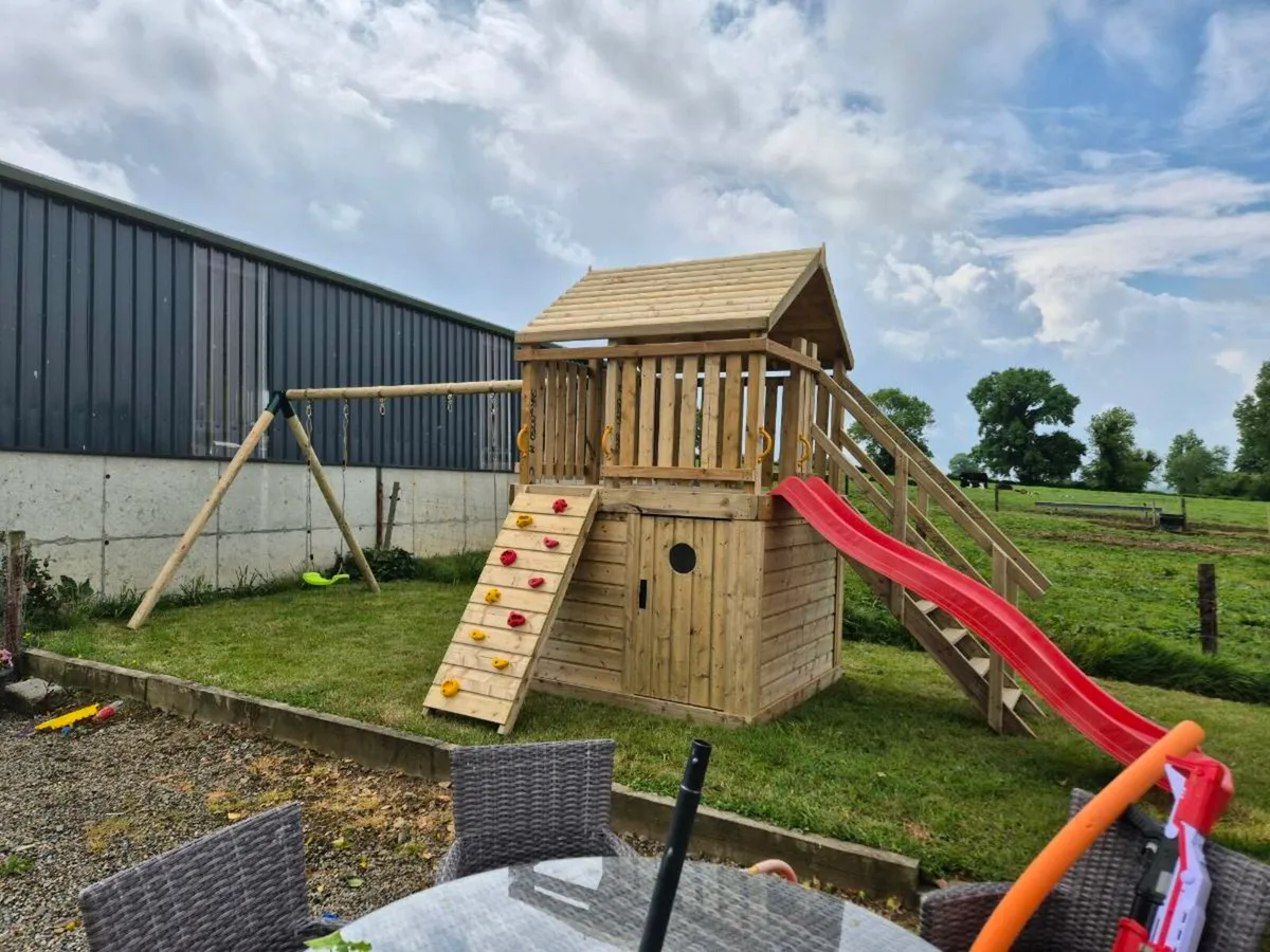 Wooden Playhouse and Activity centres - Image 2