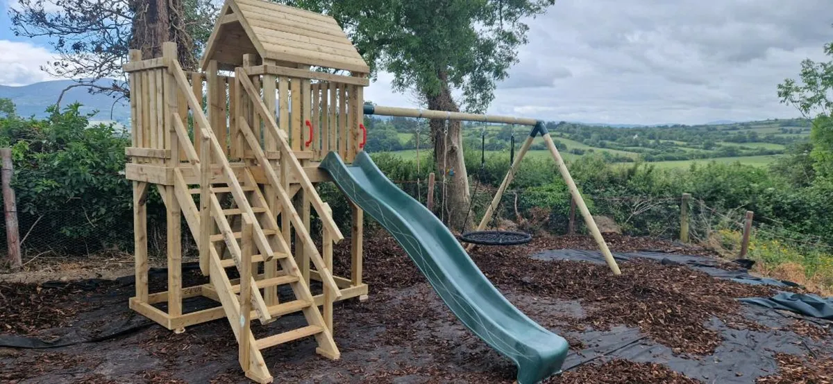 Wooden Playhouse and Activity centres - Image 3