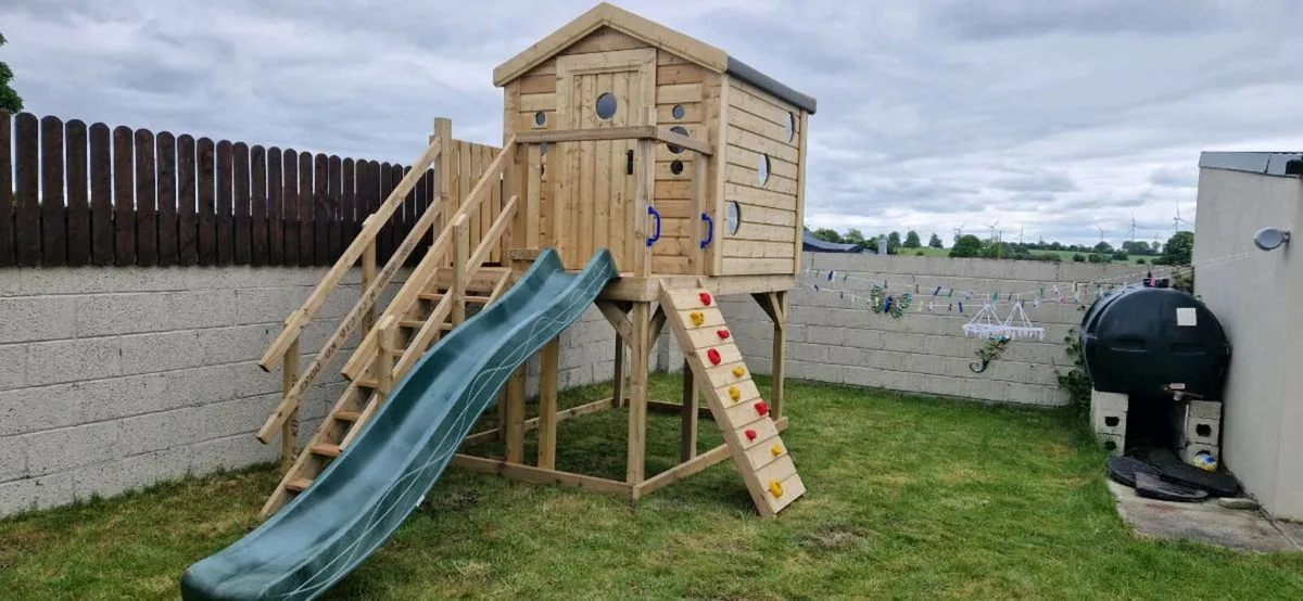 Wooden Playhouse and Activity centres - Image 4