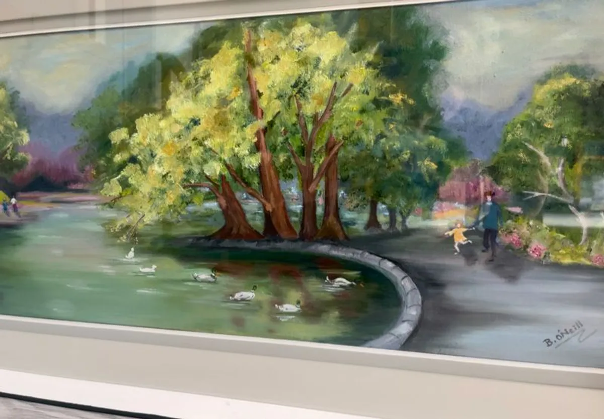 Herbert Park by B. ONeill Original Oil Painting - Image 1