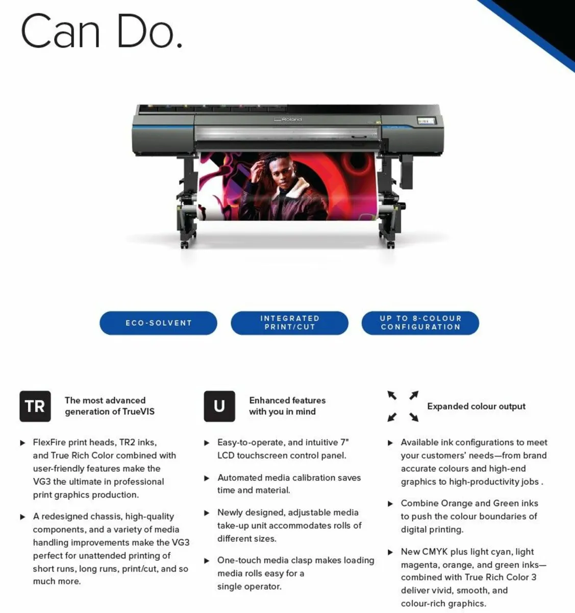 Printer Roland VG3 640 - Image 3