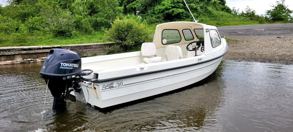 Orkney 520 Tohatsu 30hp efi brand new trailer - Image 1