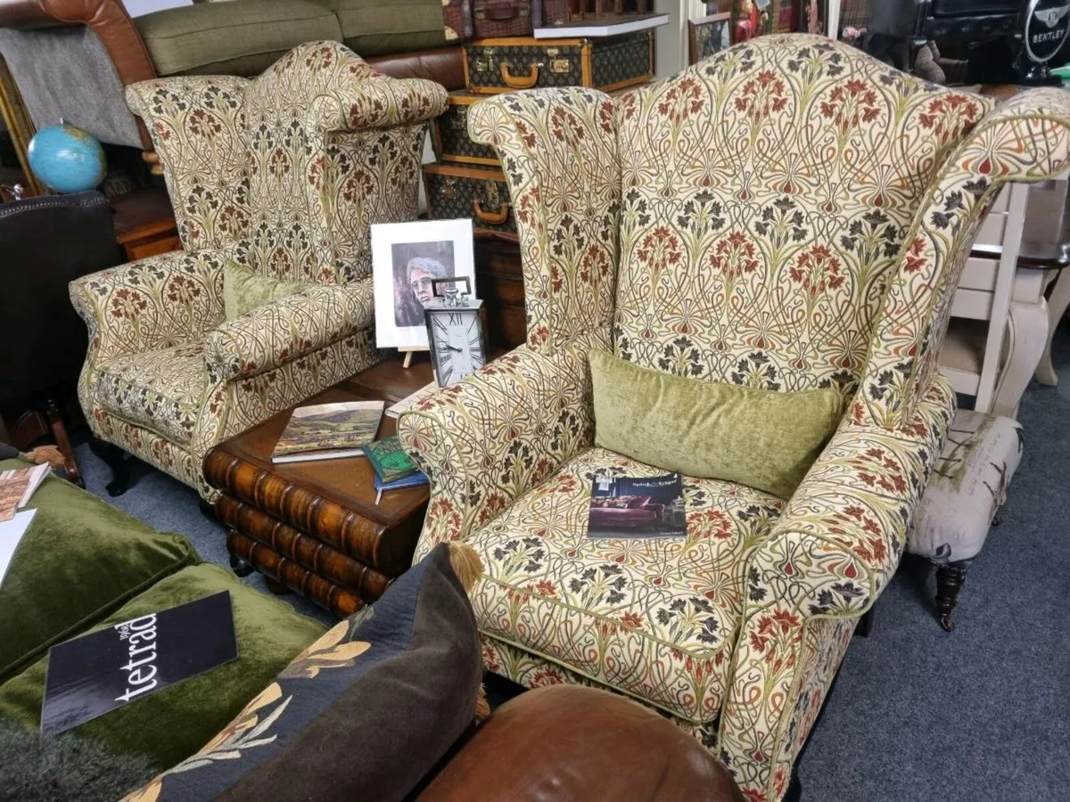 Over size queen ann chairs